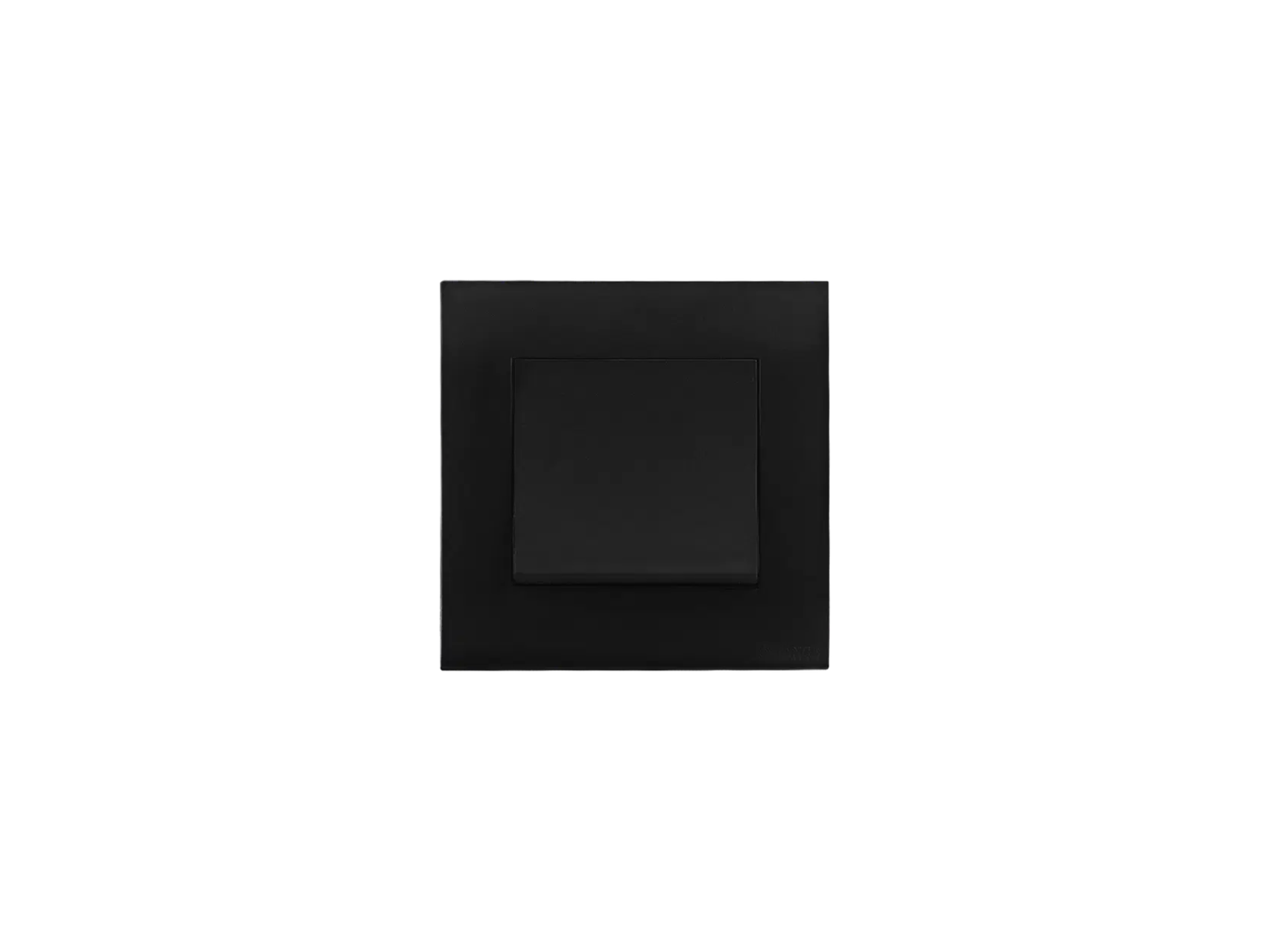 AKOYA 16A 1G 2W SWITCH - BLACK